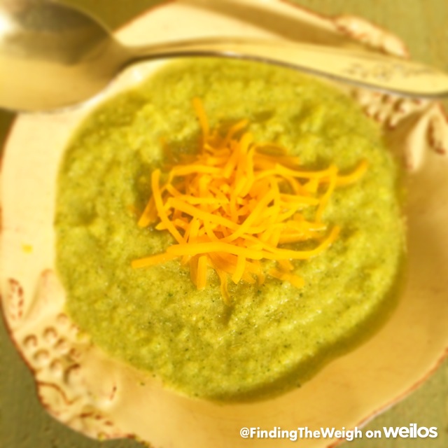 Cheesy Broccoli Soup Low Carb Low Calorie Finding The Weigh
